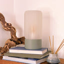 Frosted Barrel Table Lamp - Terra Labs Design