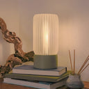 Frosted Barrel Table Lamp - Terra Labs Design