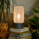 Frosted Barrel Table Lamp - Terra Labs Design