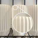 Frosted Barrel Blemish Table Lamp