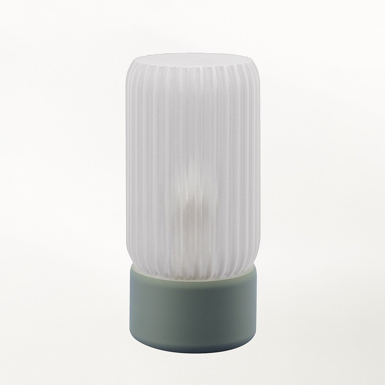 Frosted Barrel Table Lamp - Terra Labs Design