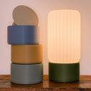 Milk Shade Barrel Table Lamp - Terra Labs Design